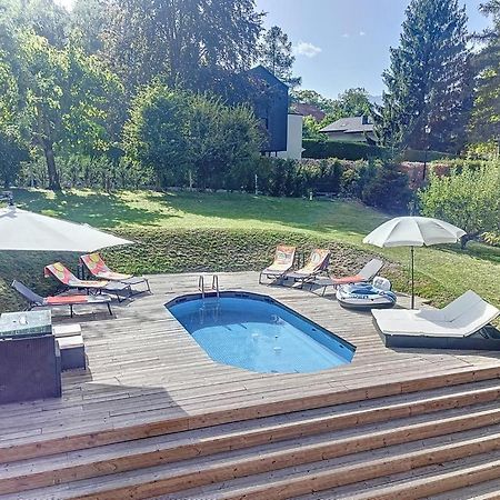 Appartement Moderne Avec Terrasse Et Piscine A Chatel Sur Bex Exterior photo